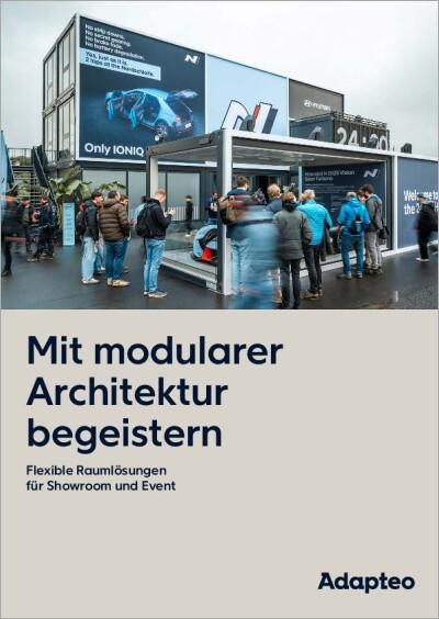 Adapteo: Flexible Raumlösungen für Showroom und Event