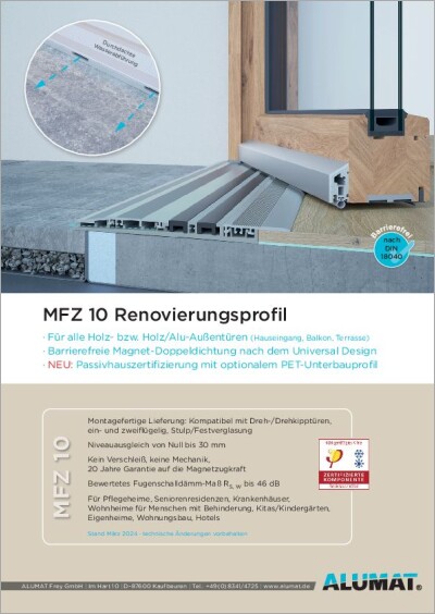 MFZ 10 Renovierungsprofil