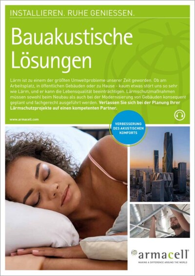 Armacell: Bauakustische Lösungen