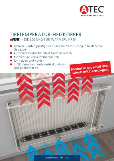 ATEC: eVENT Tieftemperatur-Heizkörper