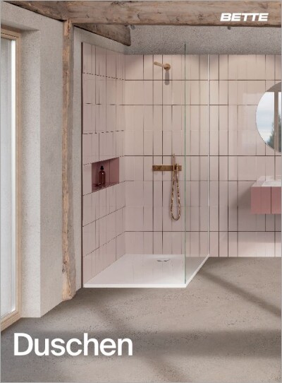 Duschlösungen aus glasiertem Titan-Stahl