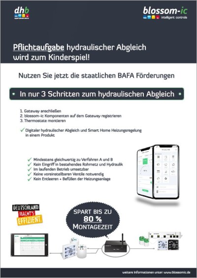 Pflichtaufgabe hydraulischer Abgleich