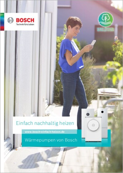 Fachkunden-Broschüre: Wärmepumpen von Bosch 