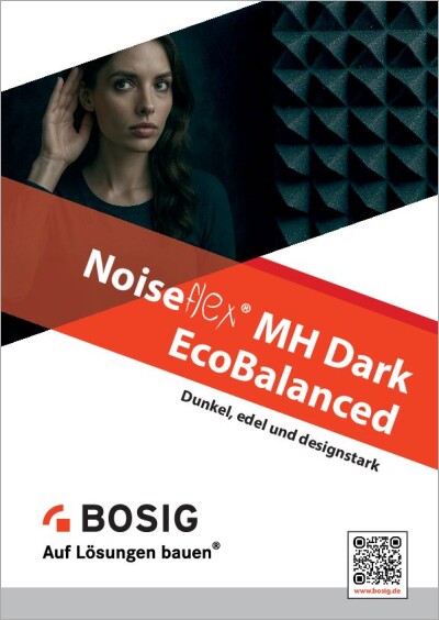Noiseflex® MH Dark EcoBalanced - stilvolle Schall&shy;absorp&shy;tion