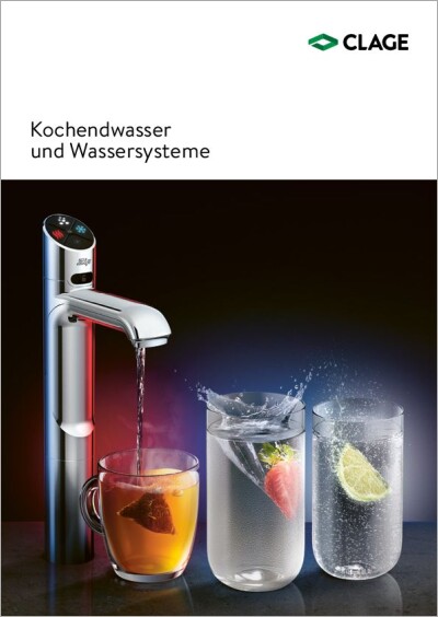 CLAGE: Kochend-wasser und Wassersysteme
