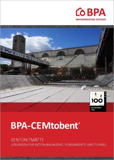 BPA - Bentonitmatte CEMtobent<sup>&reg;</sup>