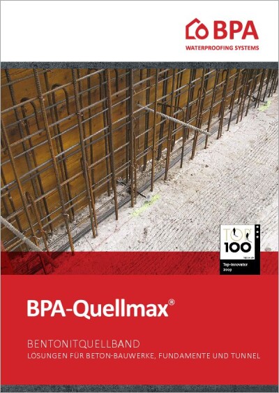 BPA - Bentonitquellfugenbänder Quellmax<sup>&reg;</sup>