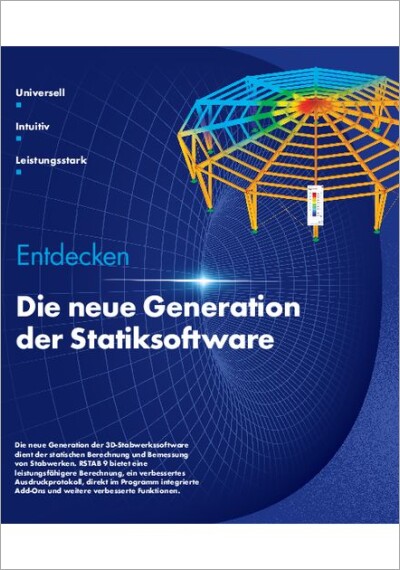 RSTAB 9<br/>Das räumliche Stabwerks-programm 