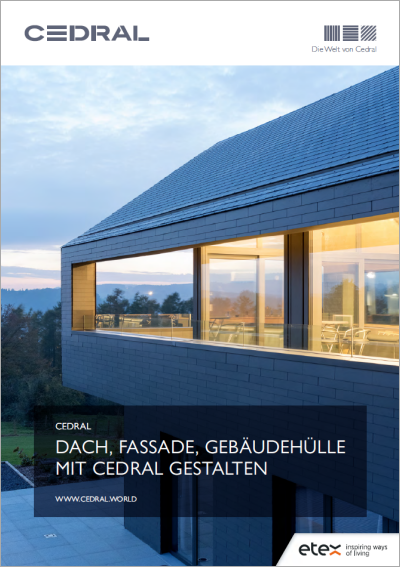 Broschüre Cedral Dach- und Fassadenplatten 