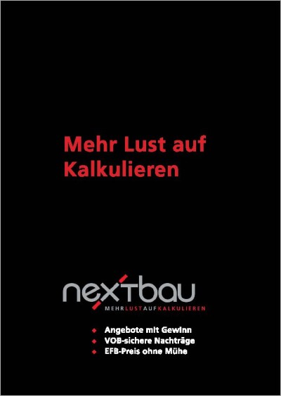nextbau - Broschüre für Bauunternehmer und Handwerker