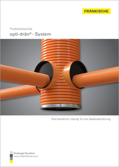 Produktbroschüre opti-drän Gebäudedrainage