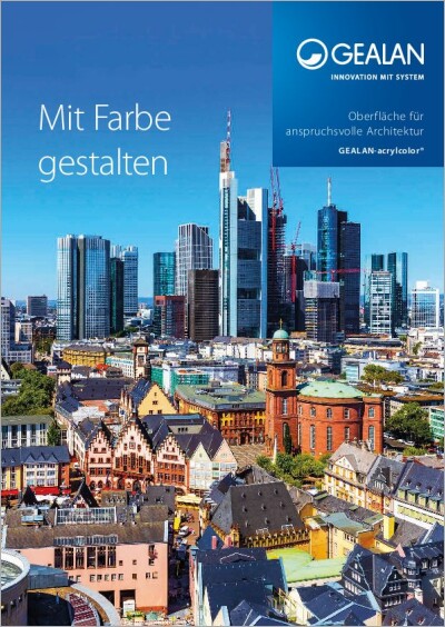 GEALAN Prospekt acrylcolor<sup>&reg;</sup>