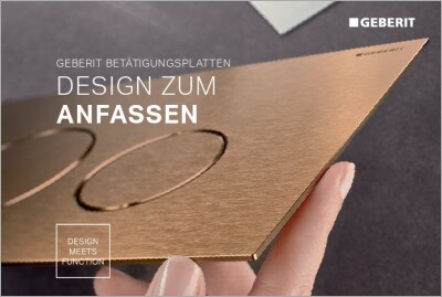 Geberit: Broschüre „Design zum Anfassen“
