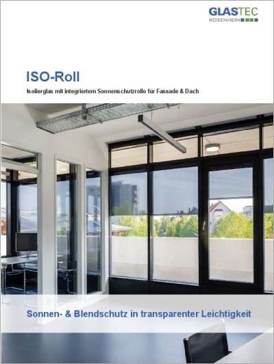 Broschüre: ISO-Roll Sonnenschutzrollo im Isolierglas