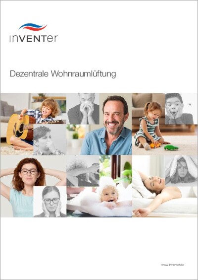 inVENTer Produktübersicht: Dezentrale Wohnraumlüftung