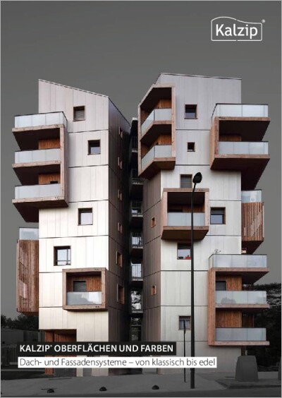 Kalzip Oberflächen und Farben