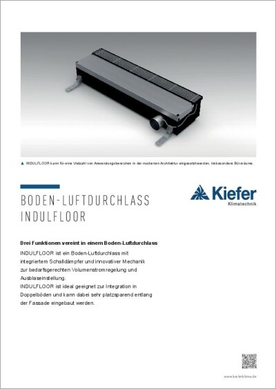 Boden-Luftdurchlass INDULFLOOR