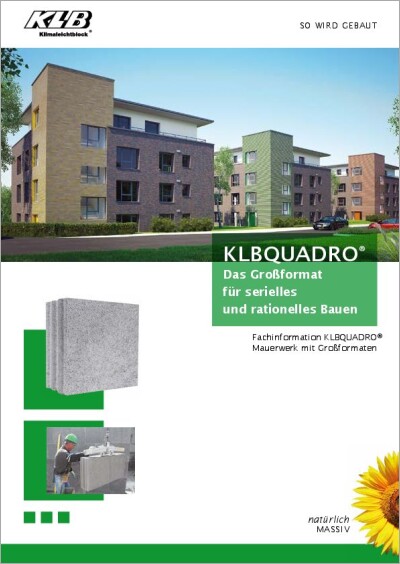 KLB-Fachinformation: KLBQUADRO<sup>&reg;</sup>