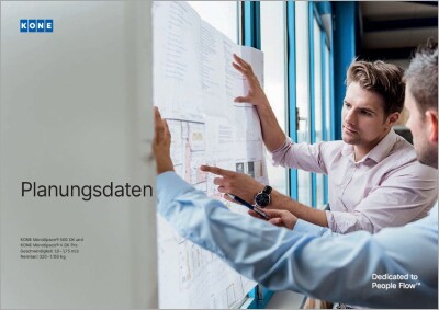 Planungsdaten: KONE MonoSpace<sup>&reg;</sup> 500 DX und 4 DX Pro