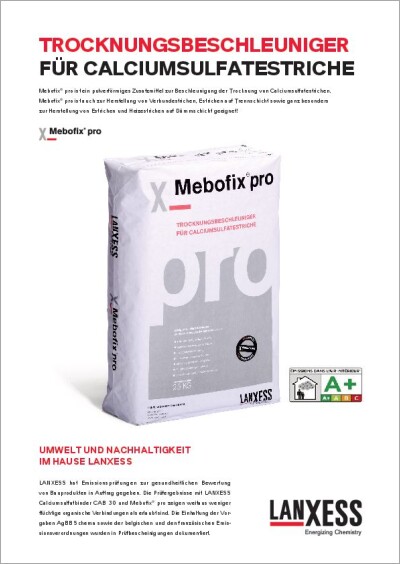 Produktinformation Mebofix<sup>&reg;</sup> pro