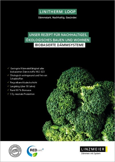 LINITHERM LOOP – der biobasierte Dämmstoff 