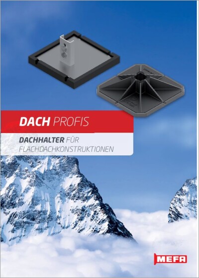 MEFA: Dachhalter für Flachdachkonstruktionen