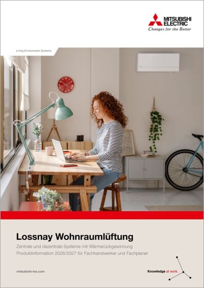 Lossnay Wohnraumlüftung 