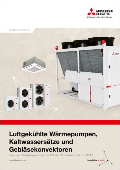Luftgekühlte Kaltwassersätze- und Wärmepumpen 