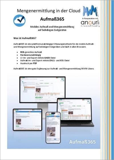 Flyer: Aufmaß 365
