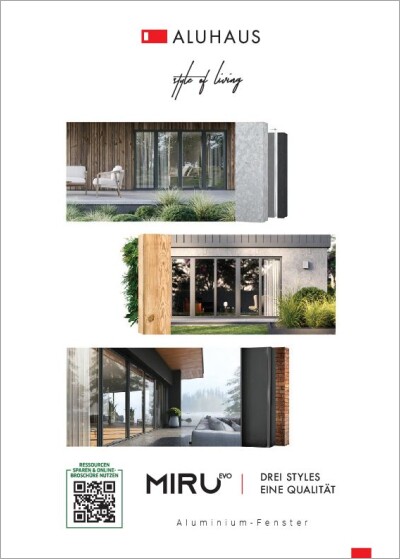 ALUHAUS Aluminiumfenster MIRU EVO