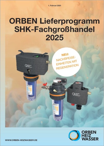 ORBEN Lieferprogramm SHK-Fachgroßhandel 2025