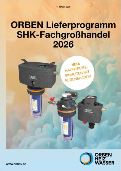 ORBEN Lieferprogramm SHK-Fach&shy;groß&shy;handel 2026