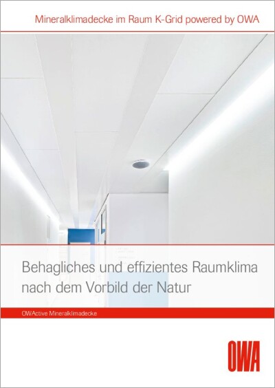 OWActive Mineralklimadecke Raum K-Grid