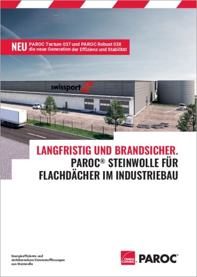PAROC<sup>&reg;</sup> Flachdächer im Industriebau