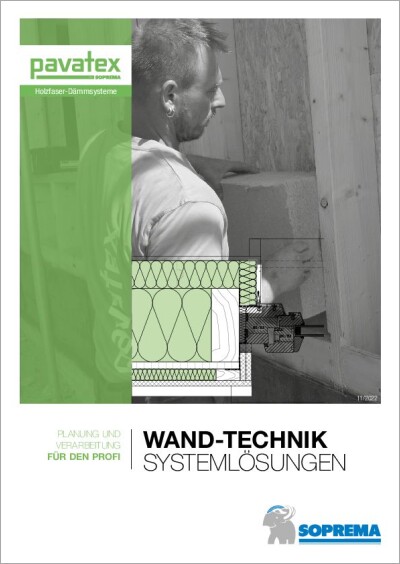 PAVATEX by Soprema | Wand-Technik Systemlösungen