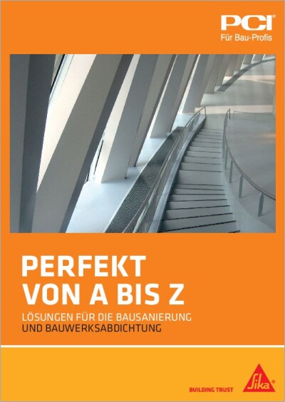 Lösungen für die Bausanierungen und Bauwerksabdichtungen