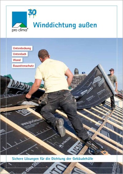 Broschüre: Winddichtung außen 