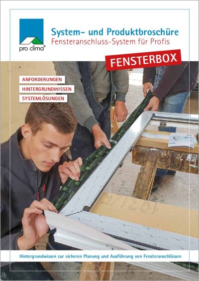 System- und Produktbroschüre Fensteranschluss-System für Profis