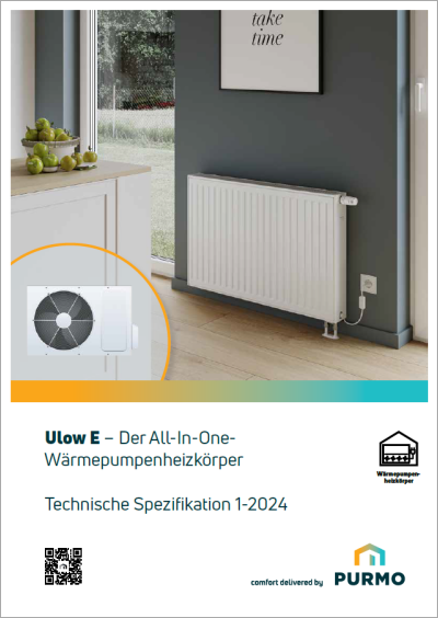 Ulow-E – Der All-In-One-Wärmepumpenheizkörper für niedrige Vorlauftemperaturen