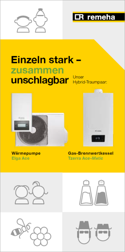 Remeha Hybrid-Traumpaar