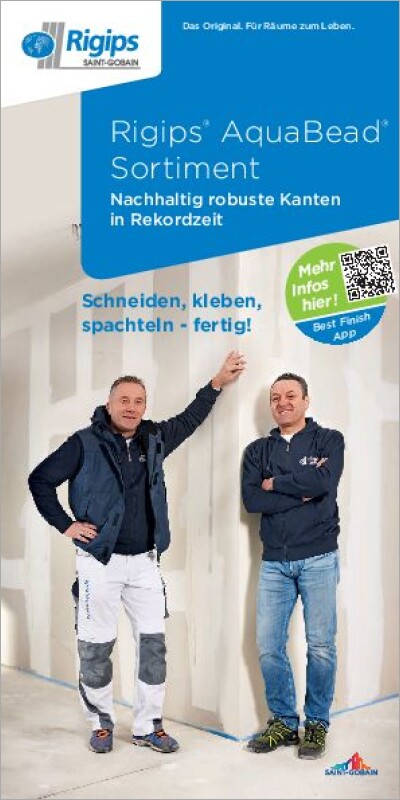 Rigips<sup>&reg;</sup> AquaBead<sup>&reg;</sup> Sortiment