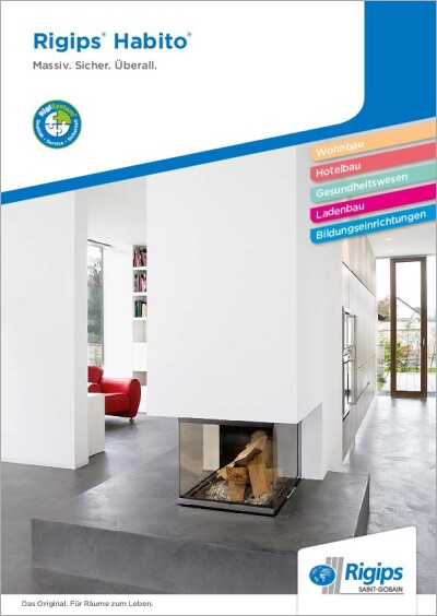 Rigips<sup>&reg;</sup> Habito<sup>&reg;</sup> Massiv. Sicher. Überall  