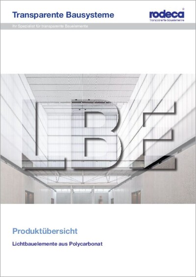 Rodeca: Produktübersicht Lichtbauelemente