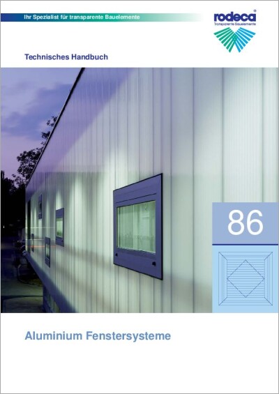 Rodeca: Technisches Handbuch - Fenstersysteme