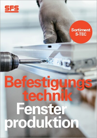 SFS Sortiment für den Fensterbau