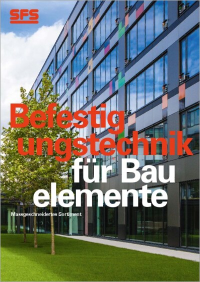 SFS Sortiment für die Fenstermontage