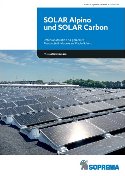 PV-Unterkonstruktion SOLAR Alpino für Flachdächer