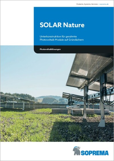 PV-Unterkonstruktion SOLAR Nature für Gründächer