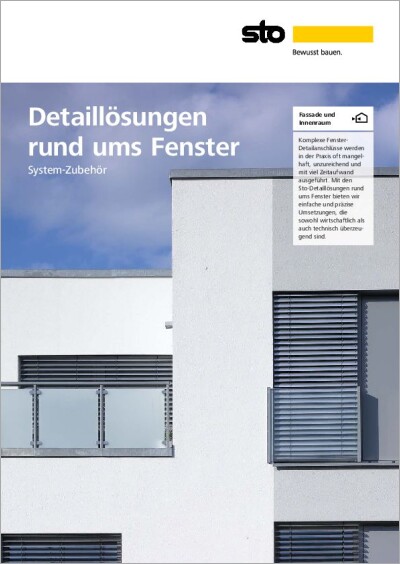 Sto: Detaillösungen rund ums Fenster