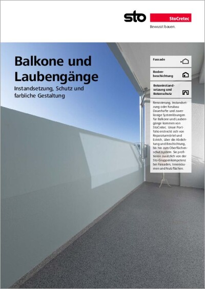 StoCretec: Balkone und  Laubengänge